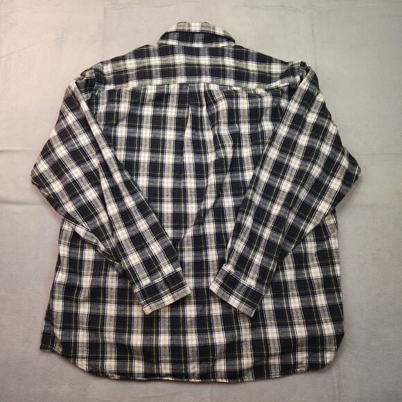 VTG L.L. Bean Flannel Shirt Men XL Long Sleeve Button Down Plaid Traditional Fit - Picture 3 of 3